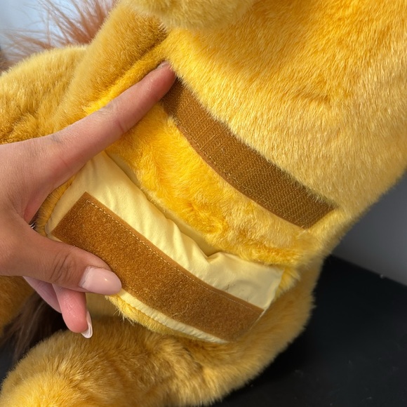 Vintage Disney Store The Lion King Adult Simba Plush Hand Puppet 24” - Picture 4 of 6